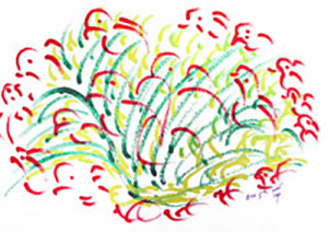 Sri Chinmoy birds paiting